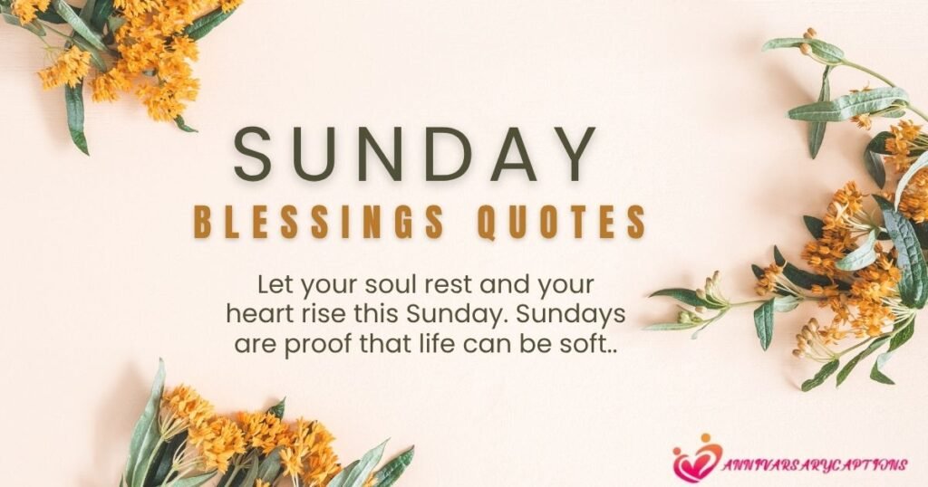 Sunday Blessings