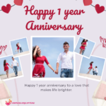 1 Year Anniversary Wishes
