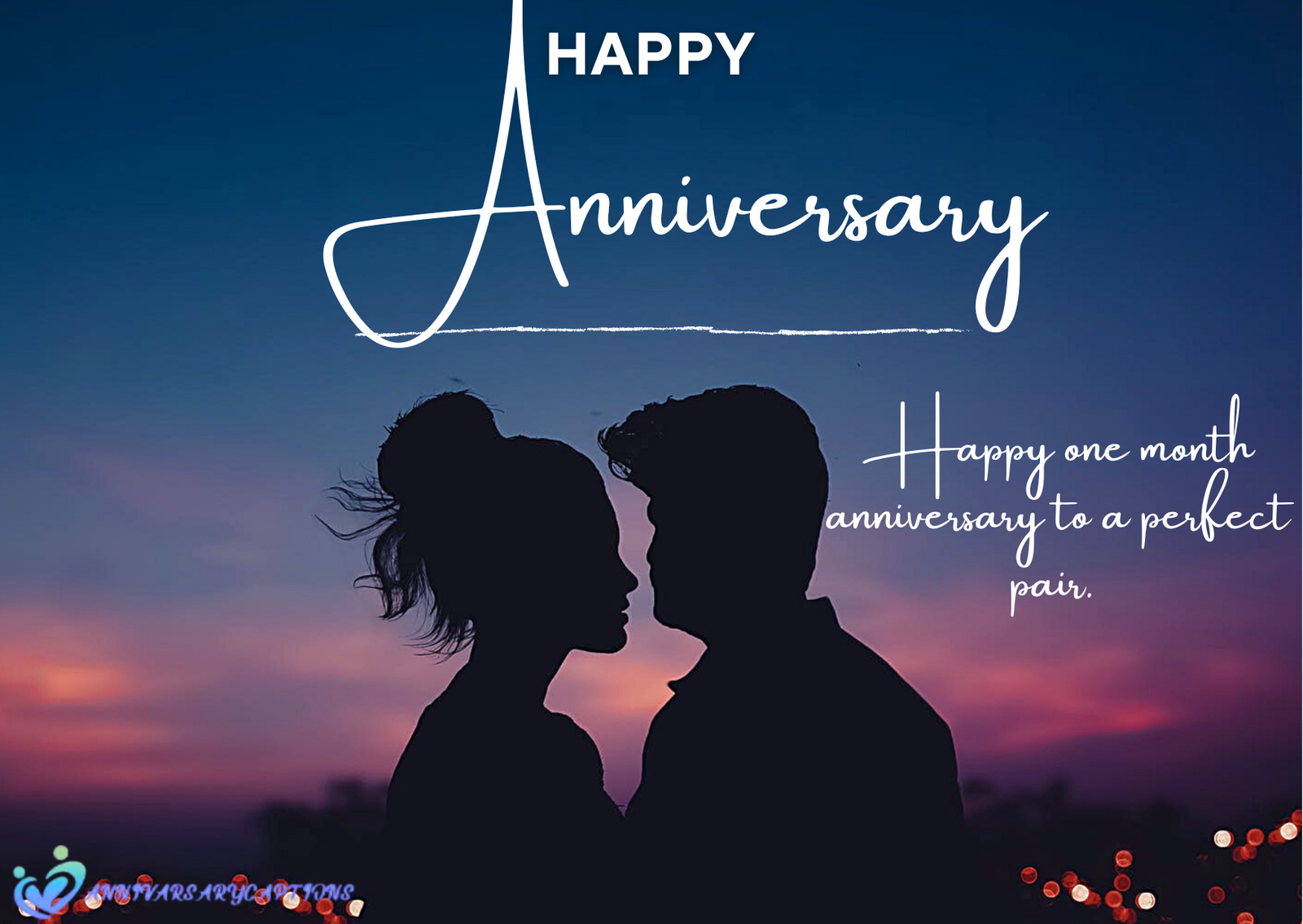 1 Month Anniversary Wishes