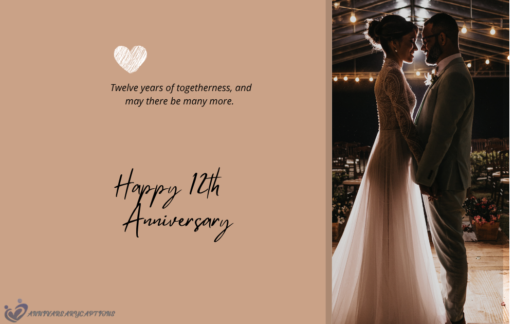 12th Anniversary Wishes