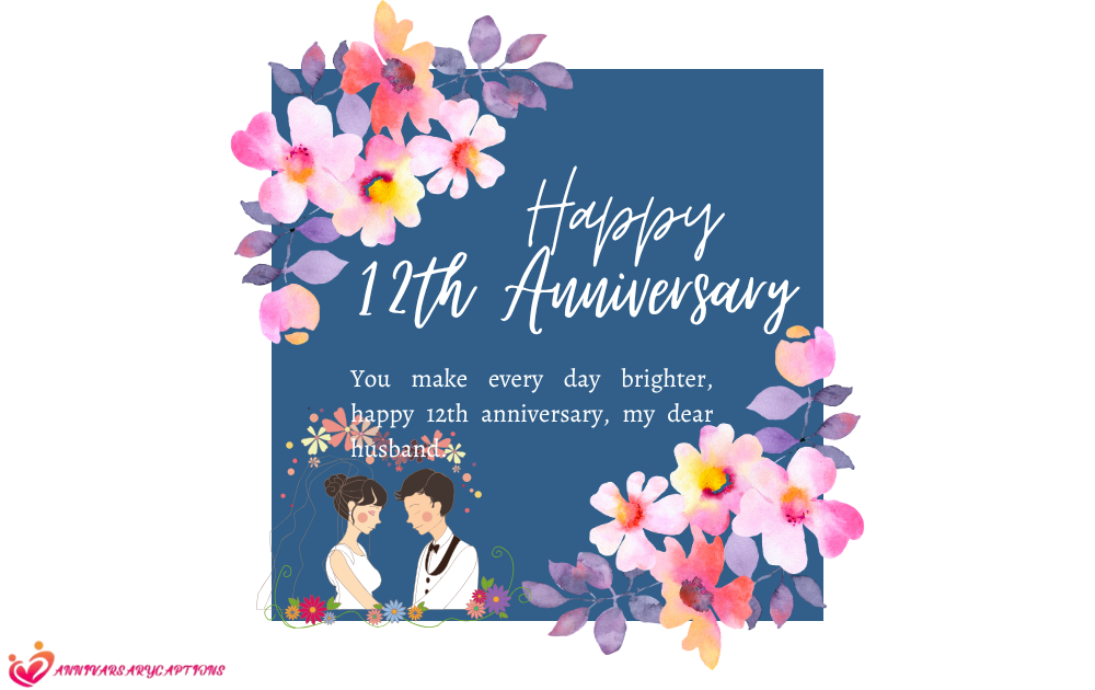 12th Anniversary Wishes