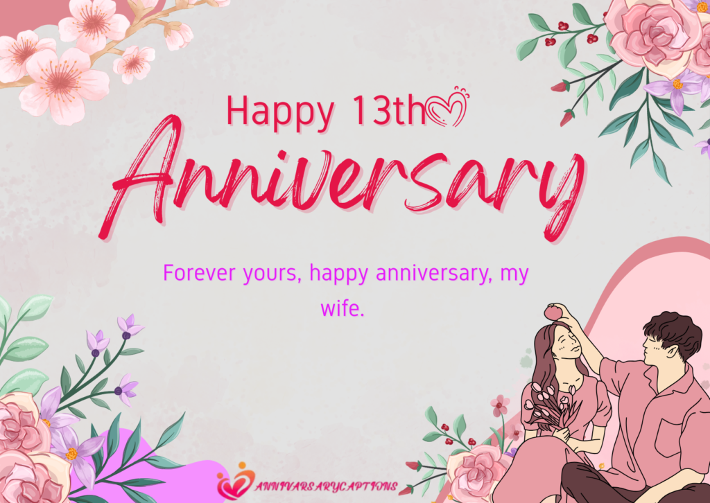 13th Anniversary Wishes