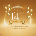 14th Anniversary Wishes
