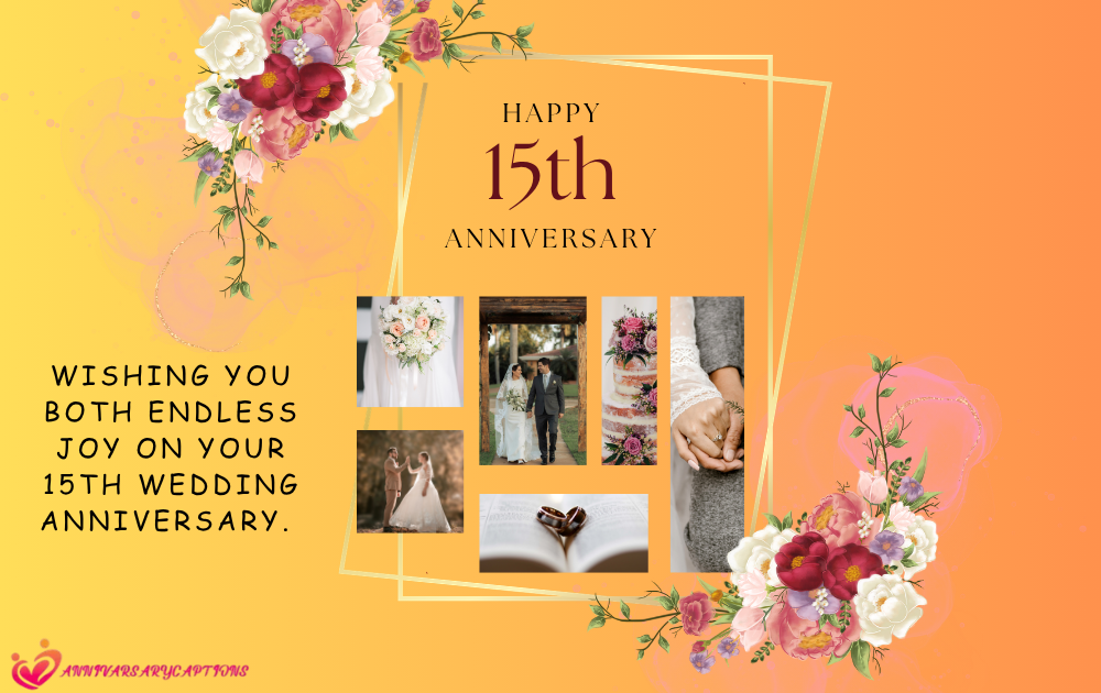 15th Anniversary Wishes