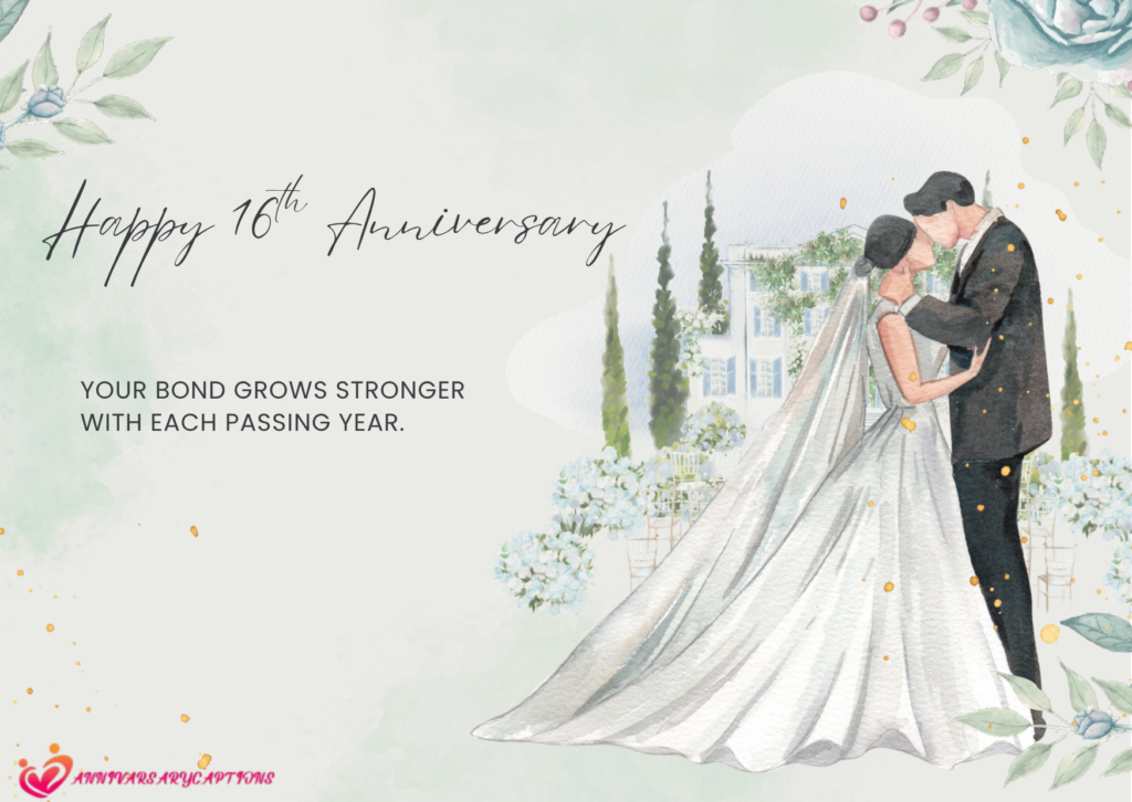 16th Anniversary Wishes