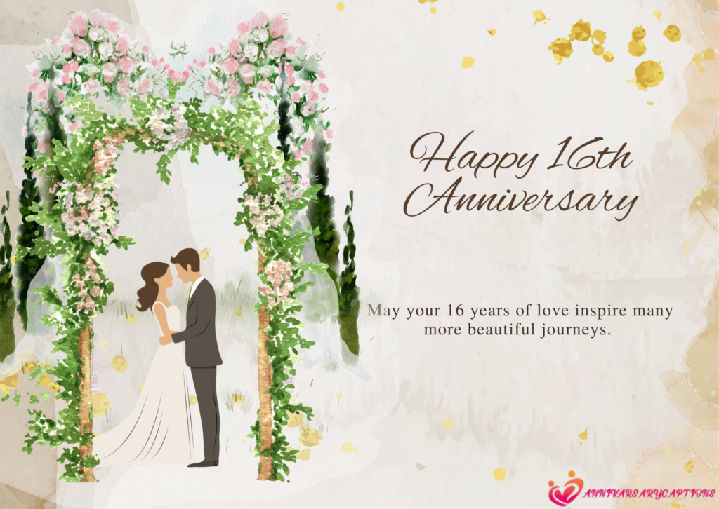 16th Anniversary Wishes