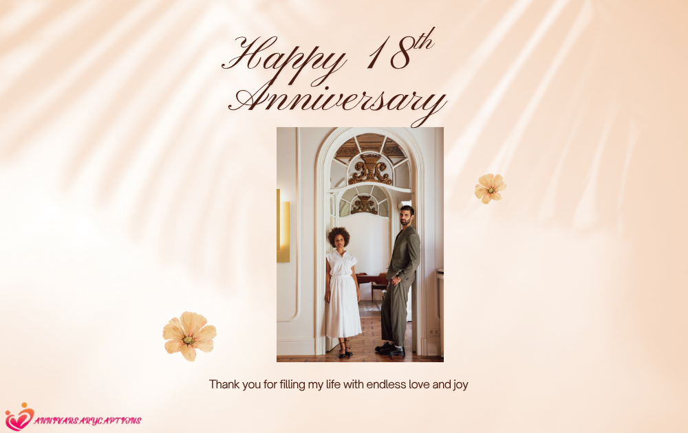 18th Anniversary Wishes