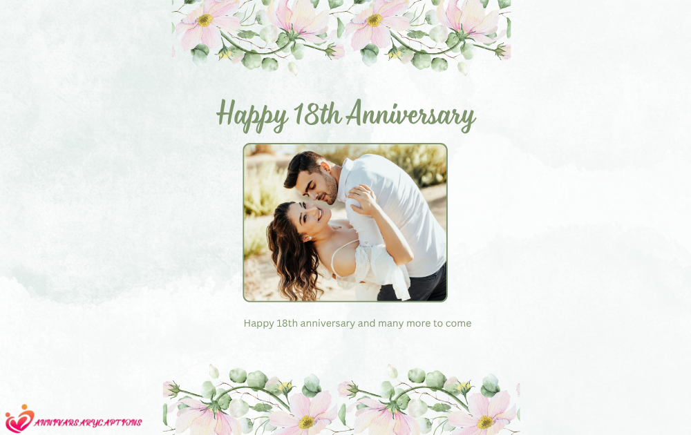 18th Anniversary Wishes