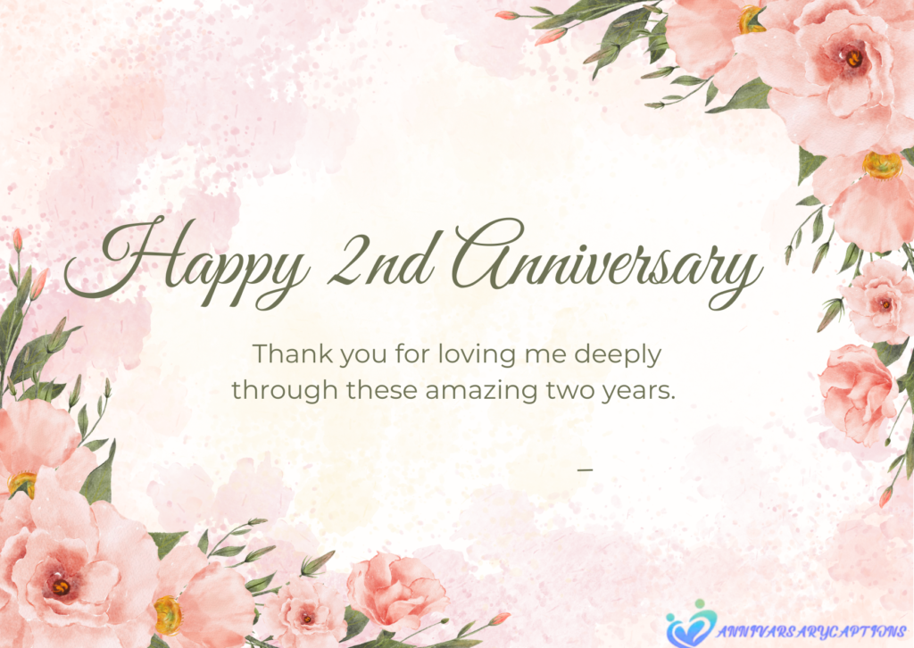 2nd Anniversary Wishes
