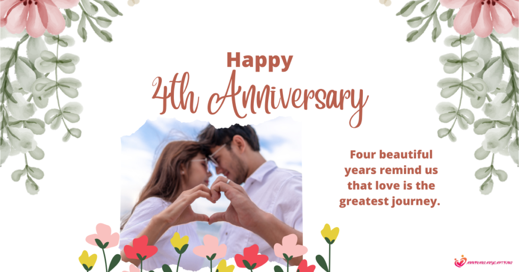 4th Anniversary Wishes