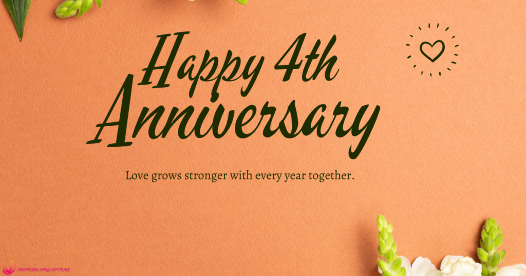4th Anniversary Wishes