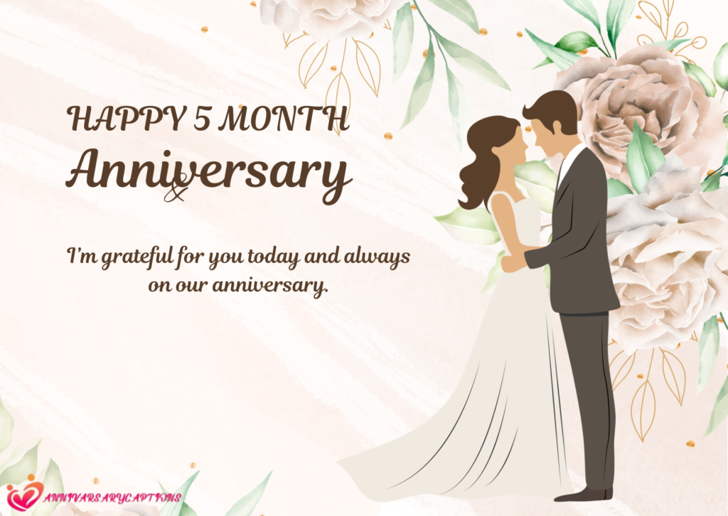 5 Month Anniversary Wishes