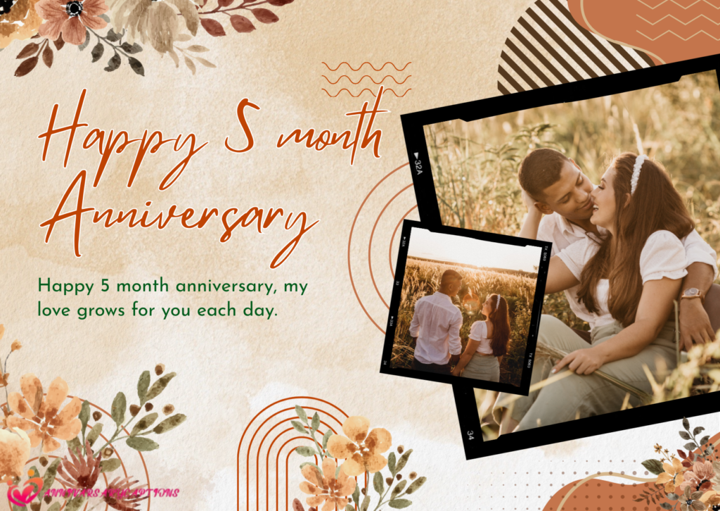 5 Month Anniversary Wishes