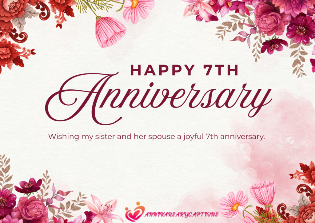 7th Anniversary Wishes