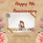 7th Anniversary Wishes