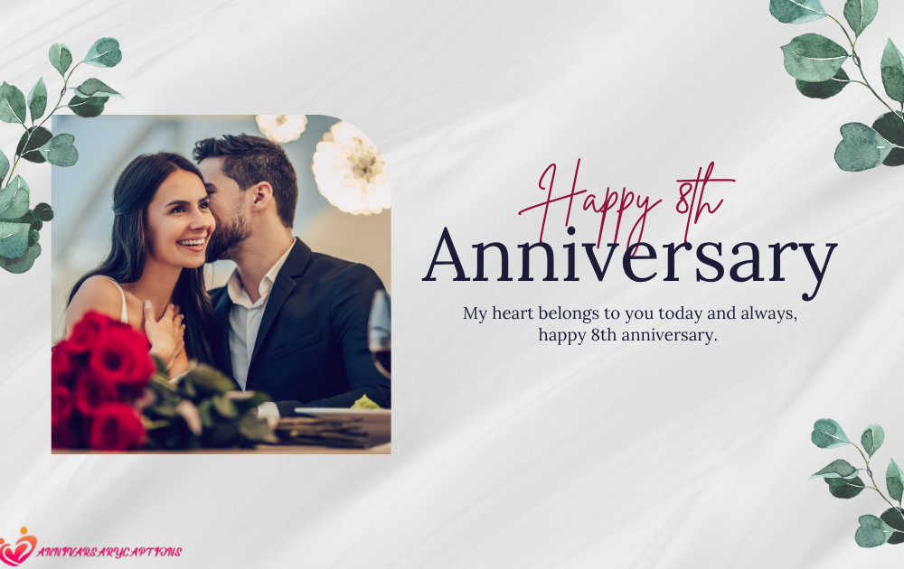 8th Anniversary Wishes