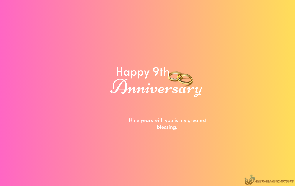 9th Anniversary Wishes
