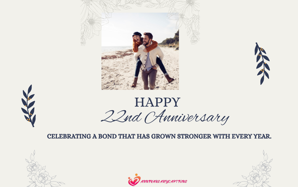 22nd Anniversary Wishes