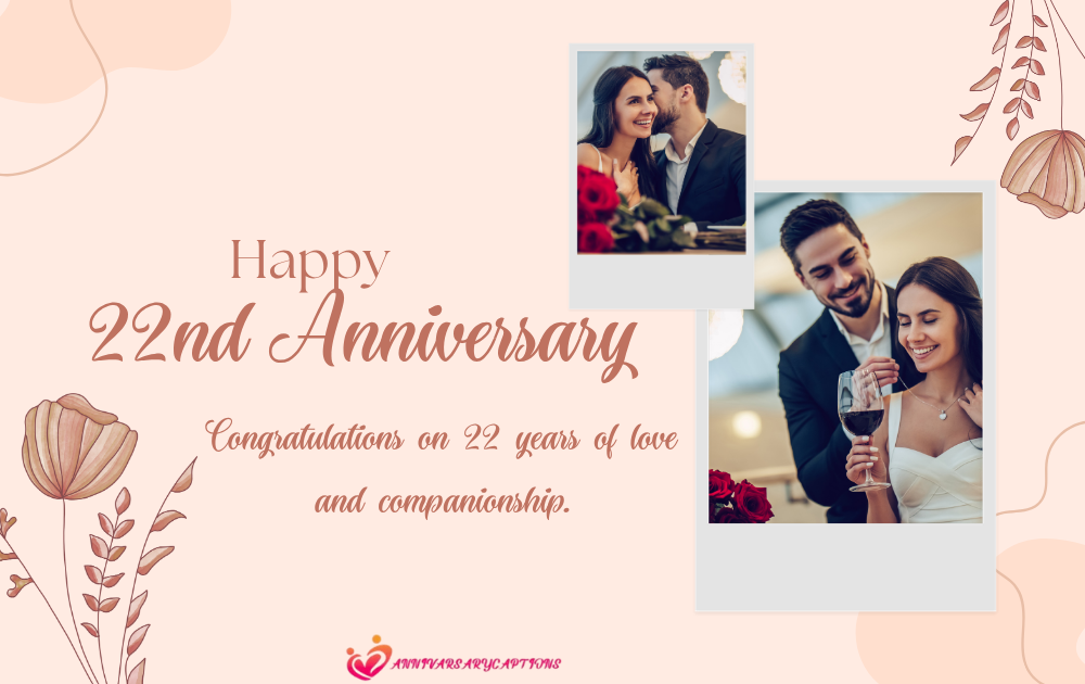 22nd Anniversary Wishes