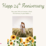 24th Anniversary Wishes