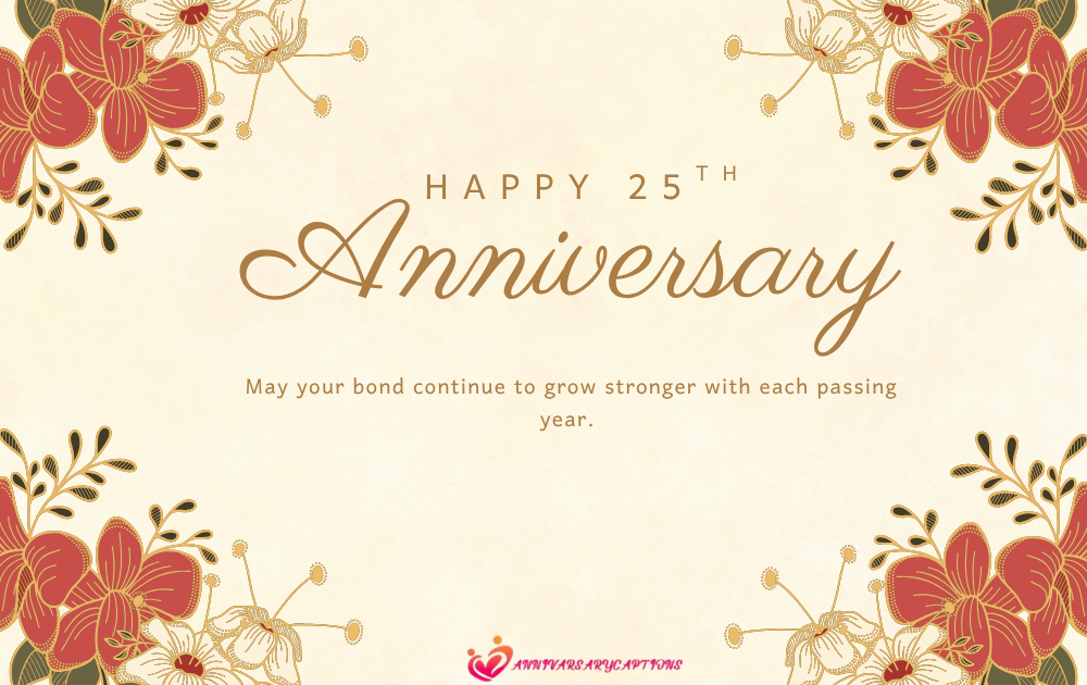 25th Anniversary Wishes