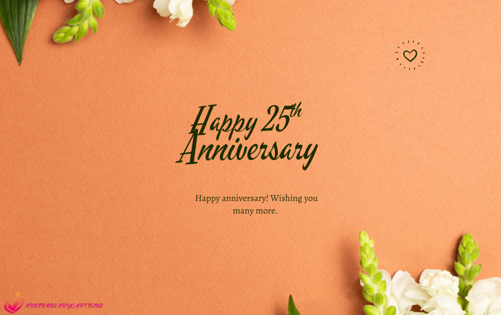 25th Anniversary Wishes