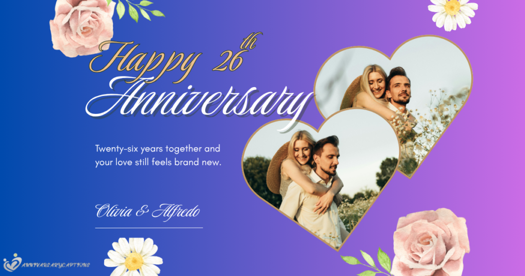 26th Anniversary Wishes
