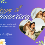 26th Anniversary Wishes