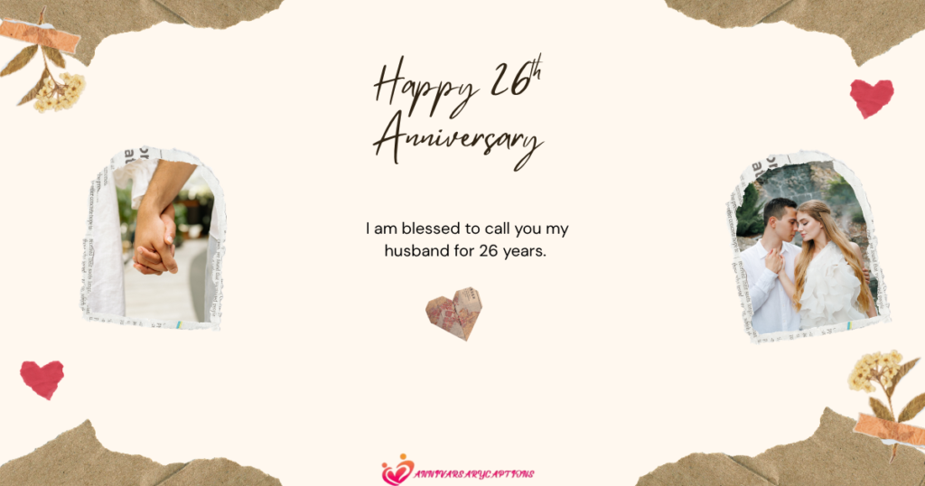 26th Anniversary Wishes