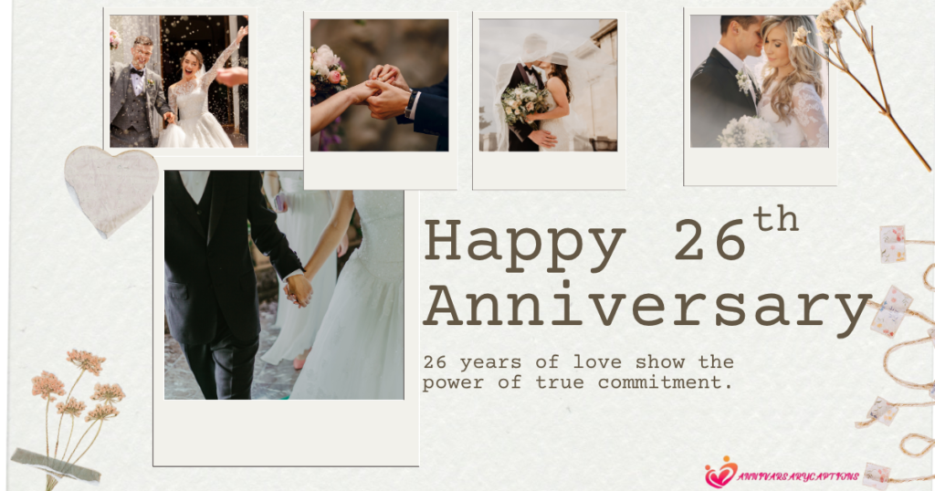 26th Anniversary Wishes