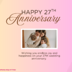 27th Anniversary Wishes