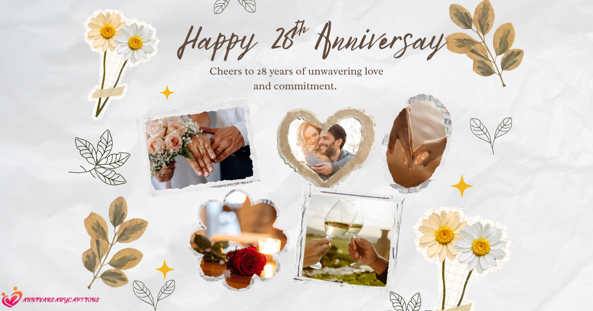 28th Anniversary Wishes