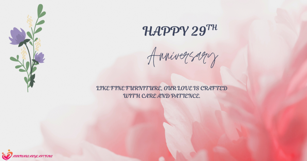 29th Anniversary Wishes