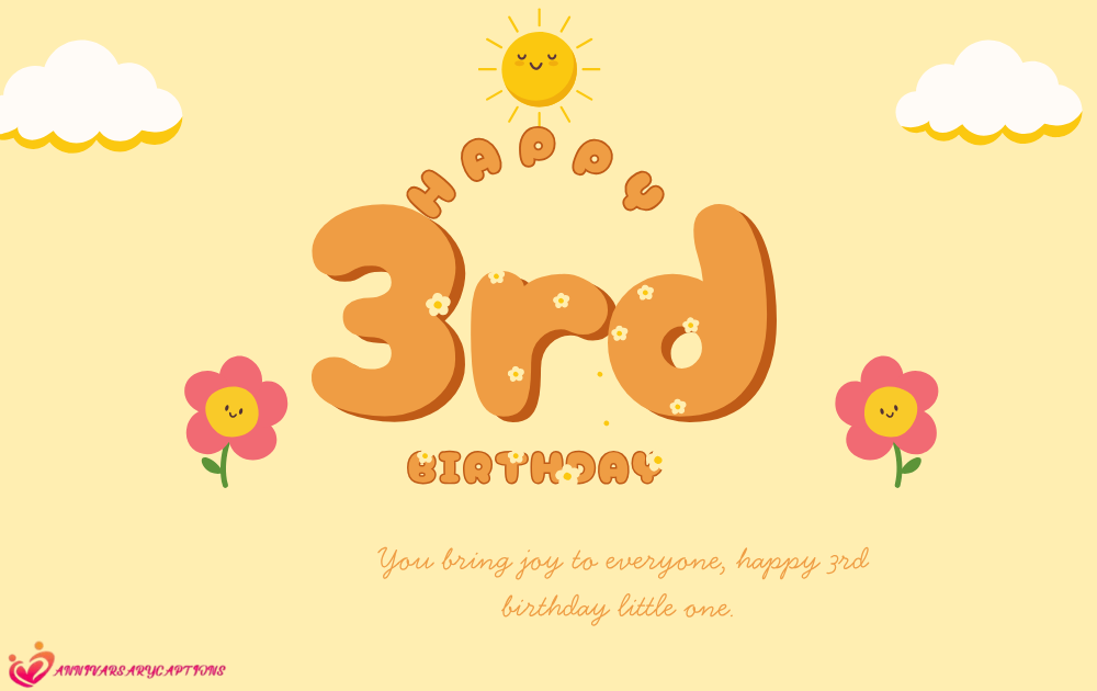 3rd Birthday Wishes