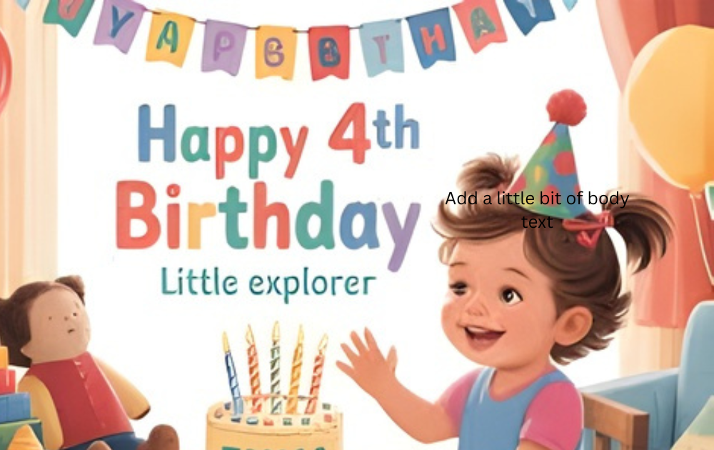 4th Birthday Wishes
