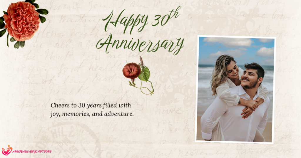 30th Anniversary Wishes