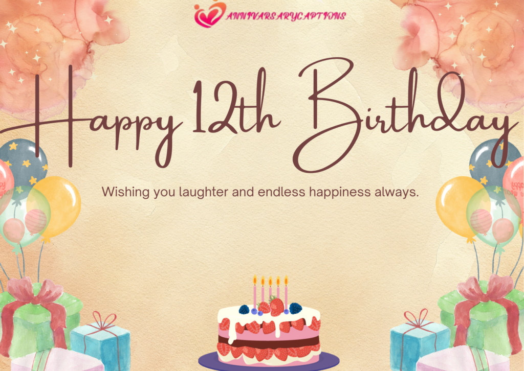 12th Birthday Wishes