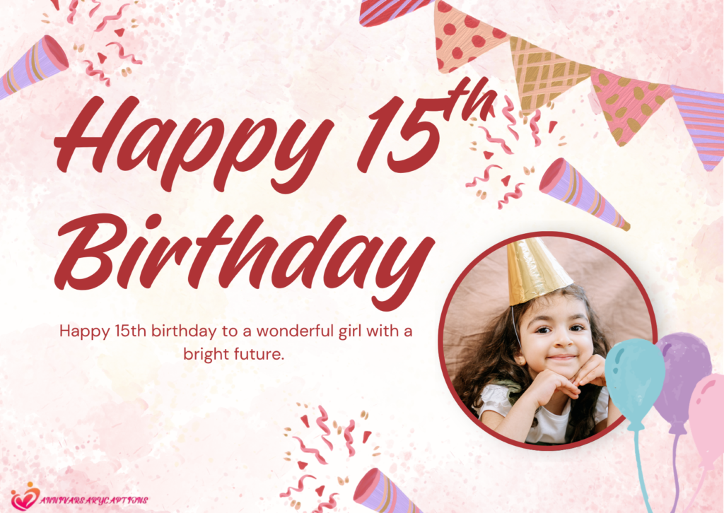 15th Birthday Wishes