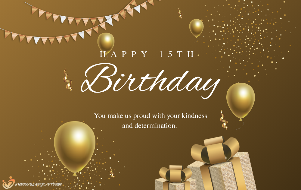 15th Birthday Wishes