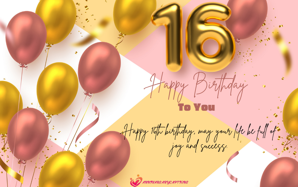 16th Birthday Wishes