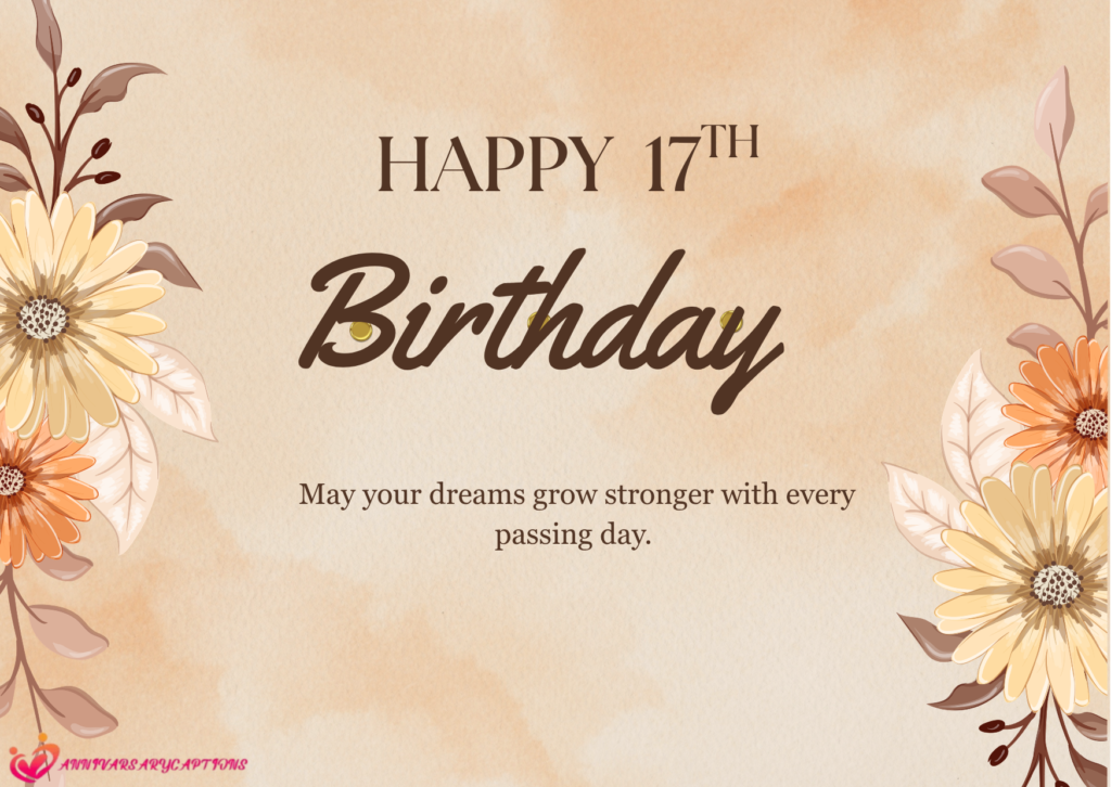 17th Birthday Wishes