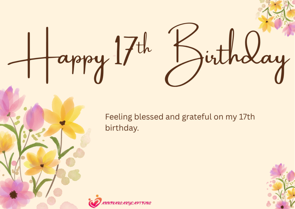 17th Birthday Wishes