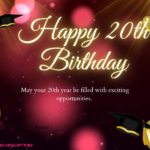 20th Birthday Wishes