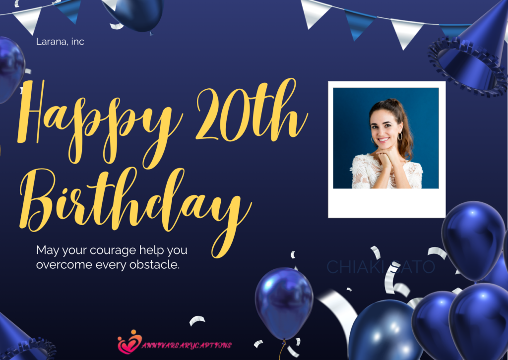 20th Birthday Wishes