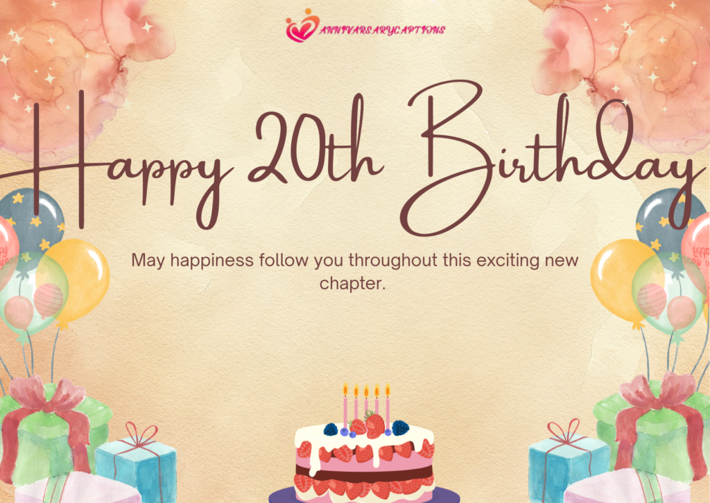 20th Birthday Wishes
