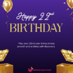 22nd Birthday Wishes