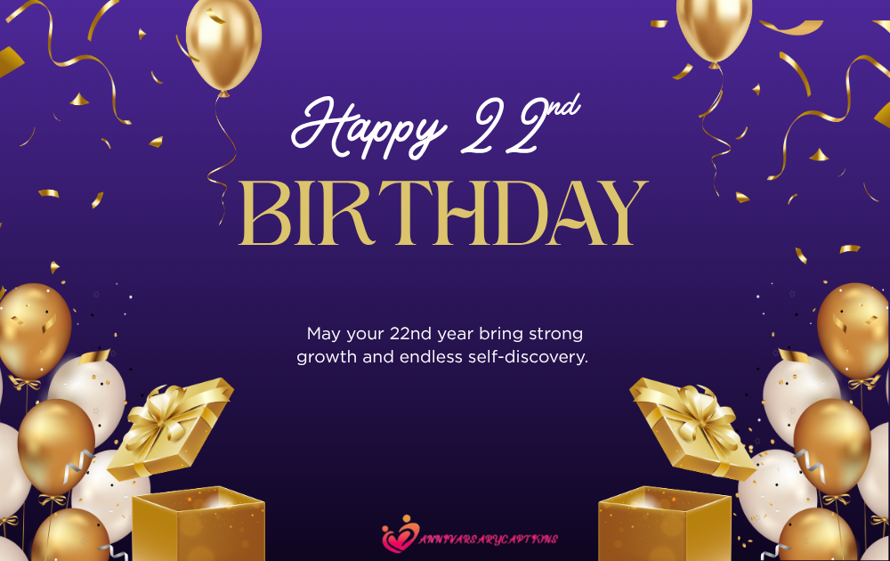 22nd Birthday Wishes