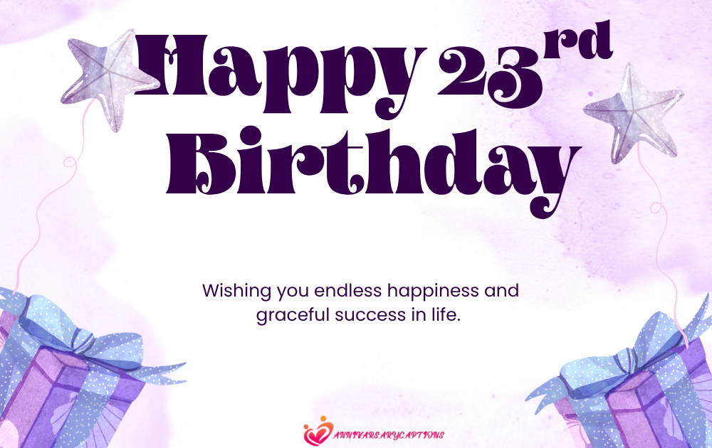 23rd Birthday Wishes
