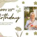 23rd Birthday Wishes