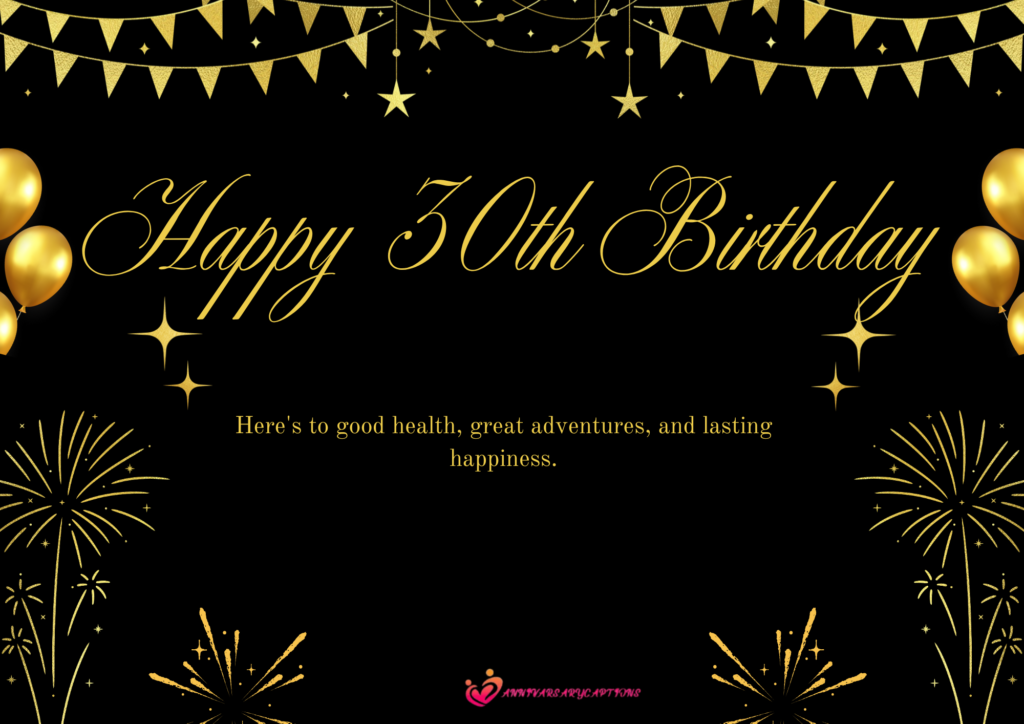 30th Birthday Wishes